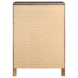  Coaster Furniture Miranda 206365 5-Drawer Bedroom Chest - Black IMAGE 6