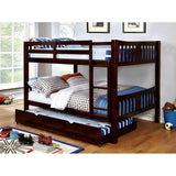  Furniture of America Cameron CM-BK929F-EX Full/Full Bunk Bed, Dark Walnut IMAGE 3
