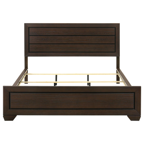  Coaster Furniture Kauffman 204391KW Wood California King Panel Bed - Dark Cocoa IMAGE 3