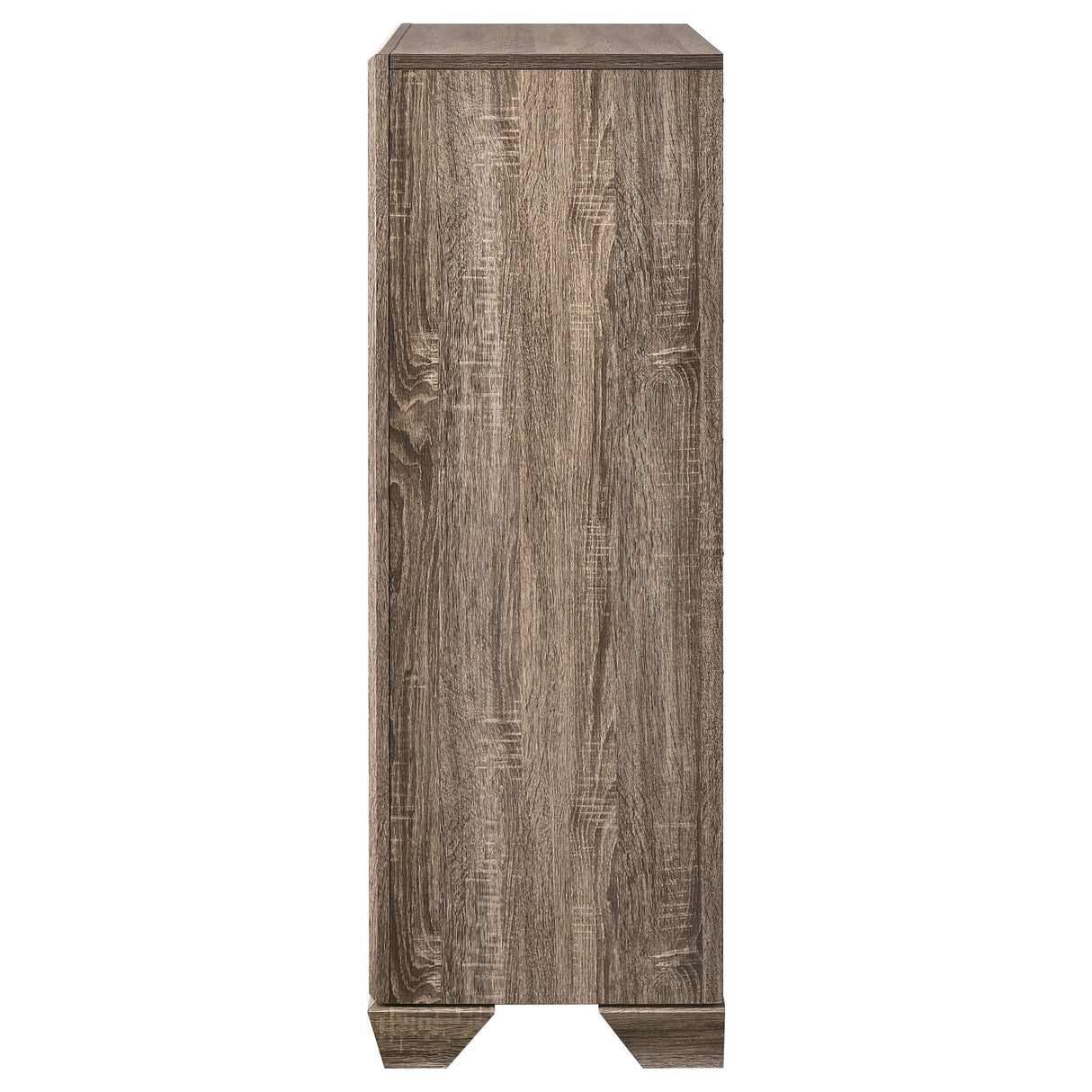  Coaster Furniture Kauffman 204195 5-Drawer Bedroom Chest - Washed Taupe IMAGE 4