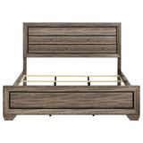  Coaster Furniture Kauffman 204191KE Wood Eastern King Panel Bed - Washed Taupe IMAGE 3
