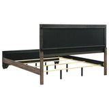  Coaster Furniture Kauffman 204191KE Wood Eastern King Panel Bed - Washed Taupe IMAGE 4