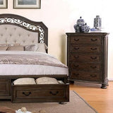  Furniture of America Persephone 5-Drawer Chest CM7661C IMAGE 2