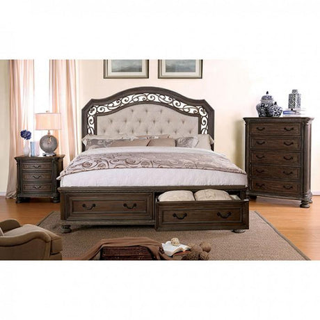  Furniture of America Persephone 3-Drawer Nightstand CM7661N IMAGE 2