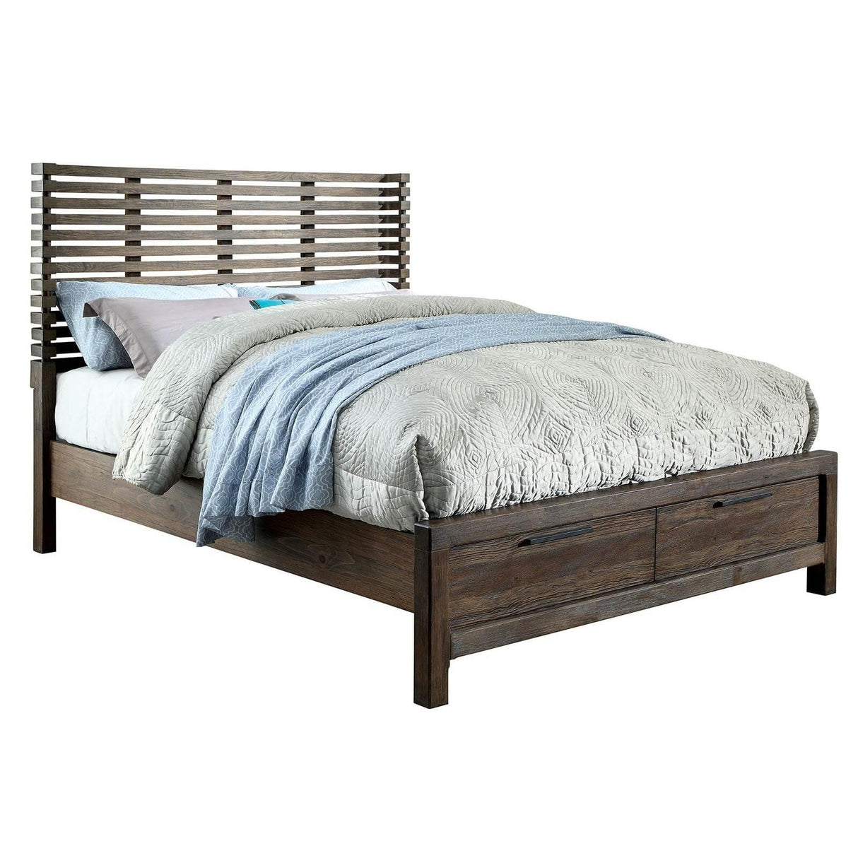  Furniture of America Hankinson King Storage Bed CM7576DR-EK-BED IMAGE 1