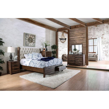 Furniture of America Hutchinson CM7577DR-CK California King Bed IMAGE 3