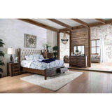  Furniture of America Hutchinson Queen Bed with Storage CM7577DR-Q-BED IMAGE 3