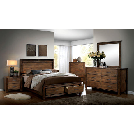  Furniture of America Elkton Dresser Mirror CM7072M IMAGE 3