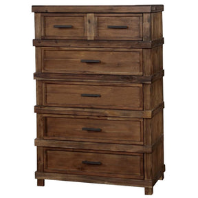  Furniture of America Baddock 5-Drawer Chest CM7691C IMAGE 1