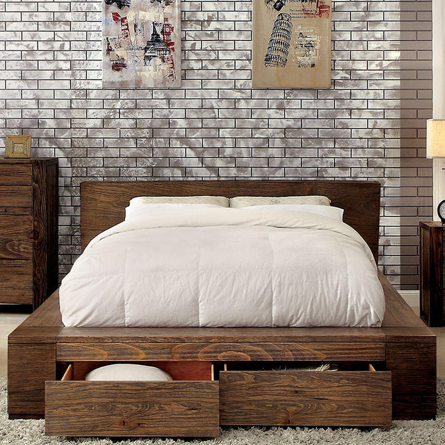  Furniture of America Janeiro King Platform Bed with Storage CM7629EK-BED IMAGE 1