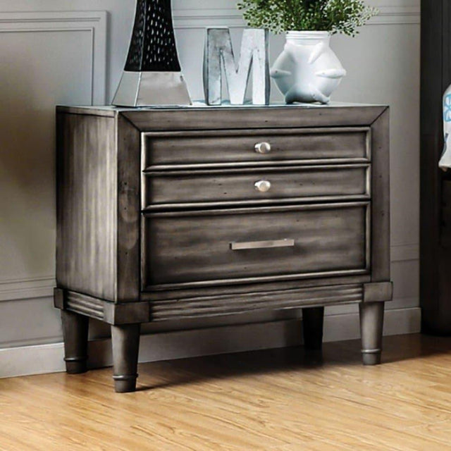  Furniture of America Daphne 2-Drawer Nightstand CM7556N IMAGE 1