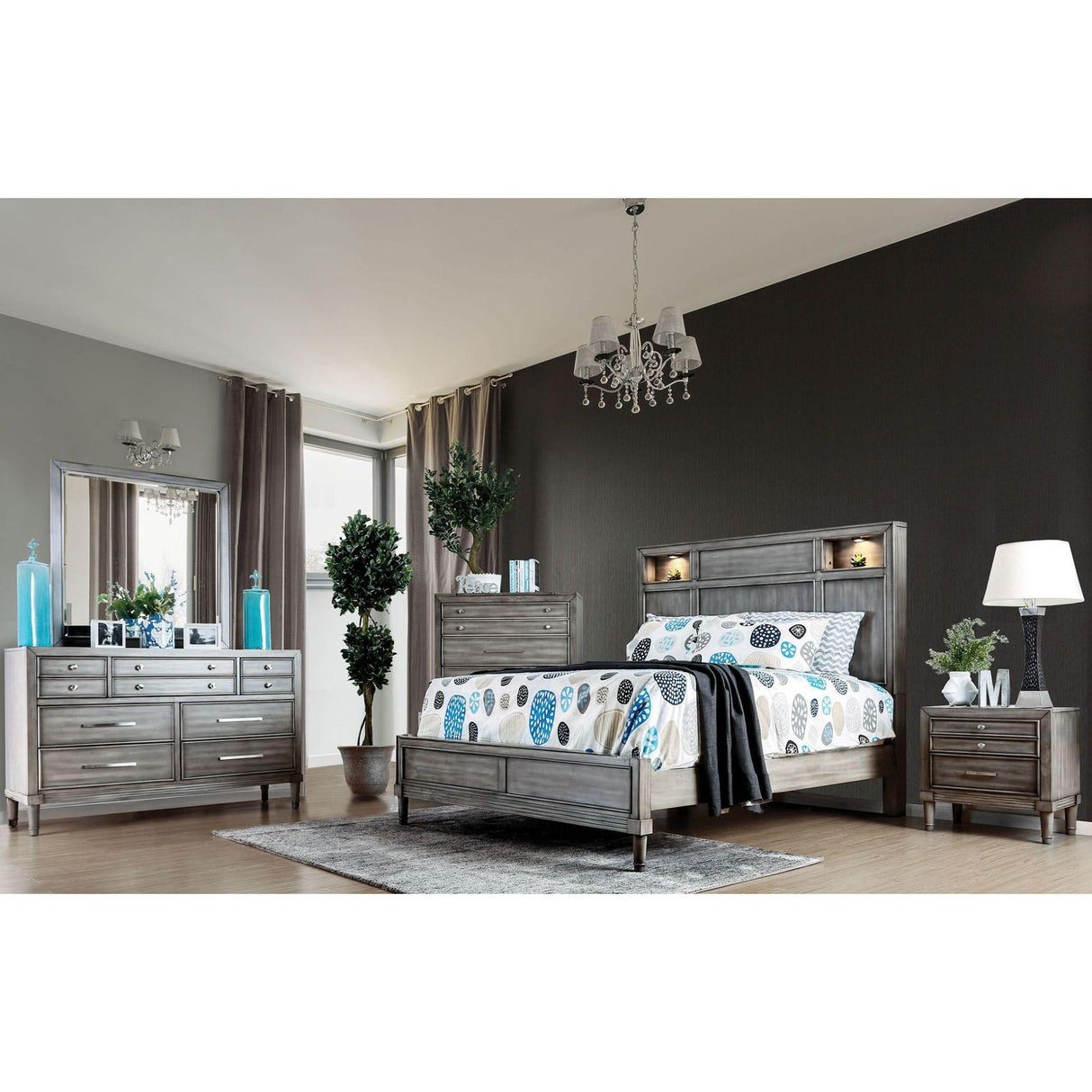 Furniture of America Daphne 2-Drawer Nightstand CM7556N IMAGE 6
