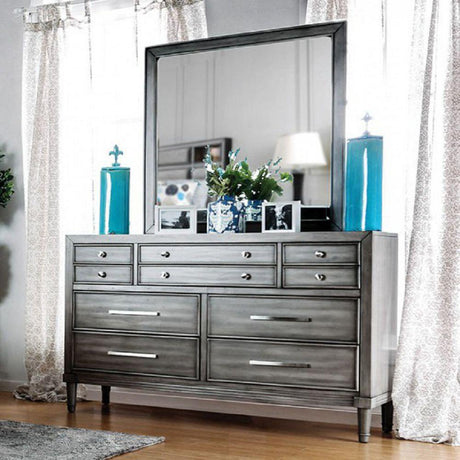  Furniture of America Daphne Dresser Mirror CM7556M IMAGE 3