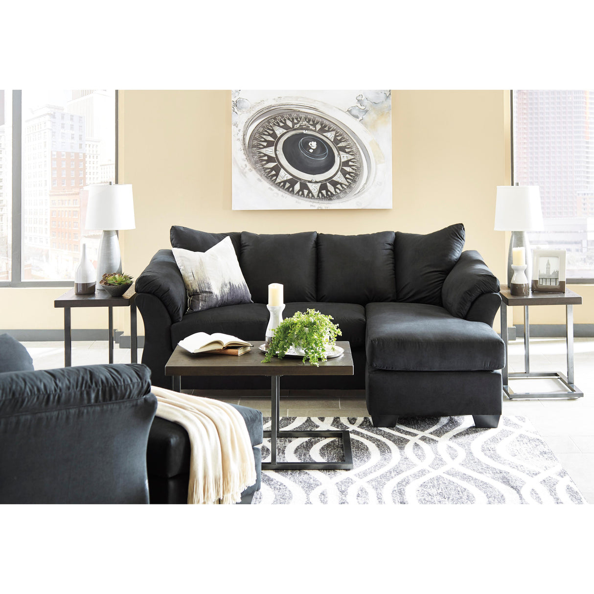  Signature Design by Ashley Darcy Fabric Ottoman 7500814 IMAGE 4