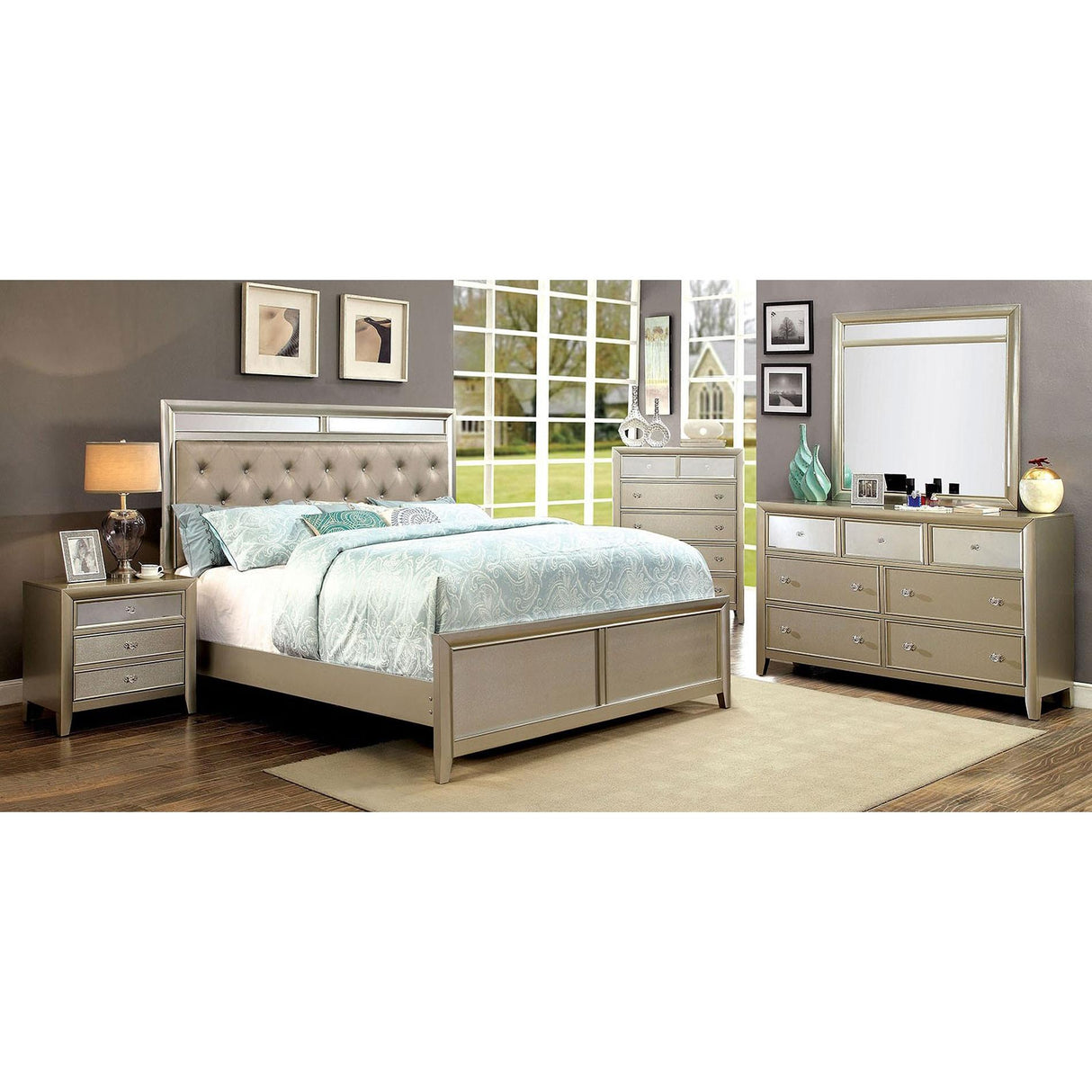  Furniture of America Briella CM7101M Mirror IMAGE 5
