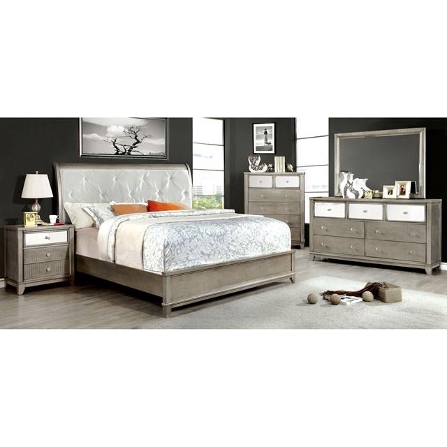  Furniture of America Bryant CM7288SV-CK California King Bed IMAGE 1