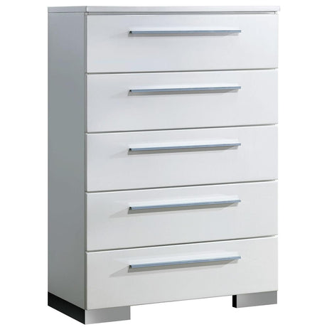  Furniture of America Clementine 5-Drawer Chest CM7201C IMAGE 1