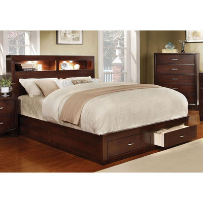  Furniture of America Gerico II Queen Storage Bed CM7291CH-Q-BED IMAGE 1