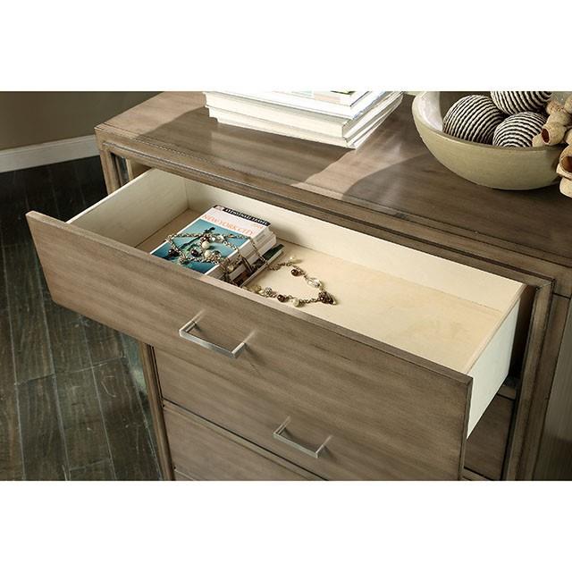  Furniture of America Enrico 3-Drawer Media Chest CM7068GY-TV IMAGE 3