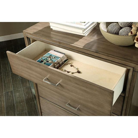  Furniture of America Enrico 3-Drawer Media Chest CM7068GY-TV IMAGE 3