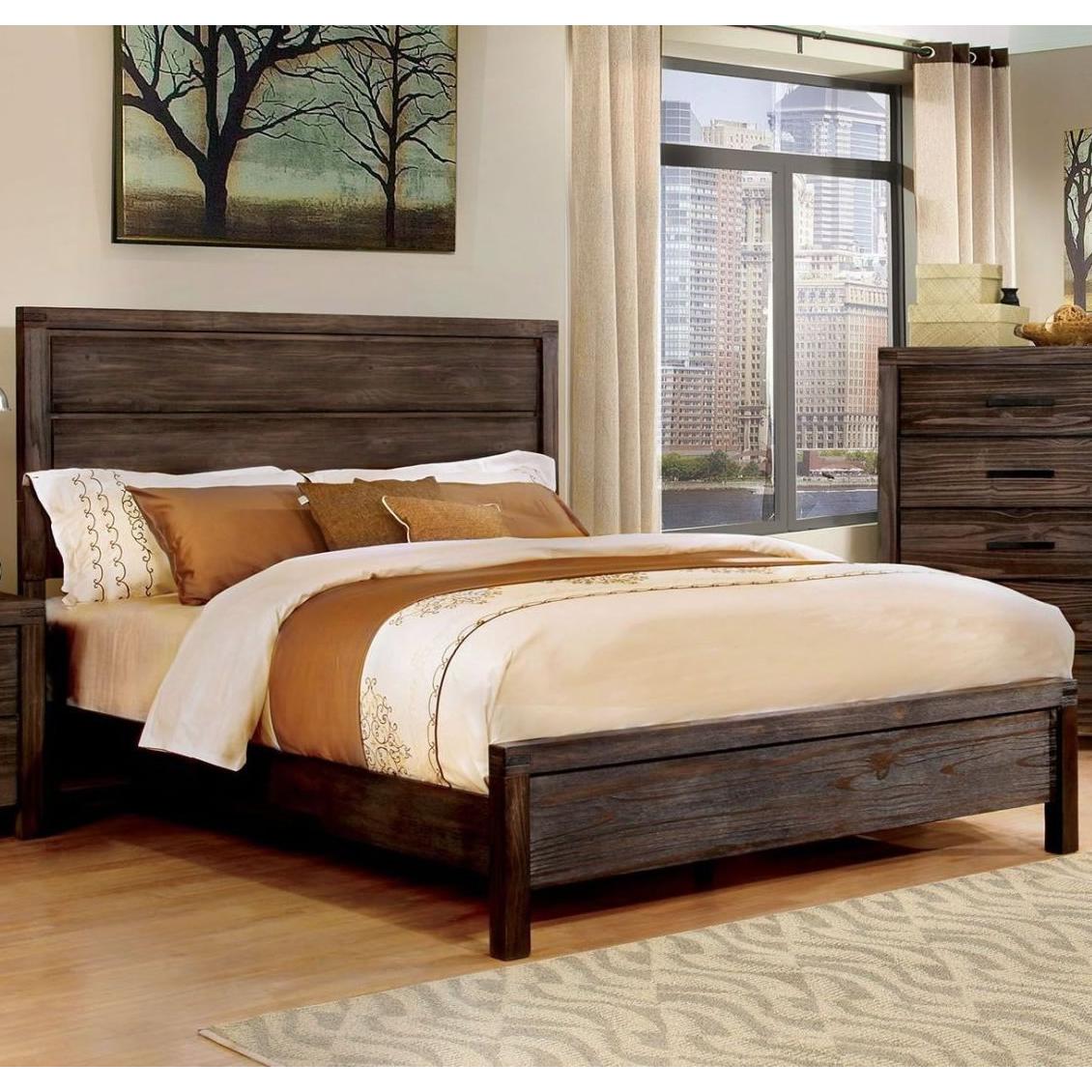  Furniture of America Rexburg Twin Panel Bed CM7382T-BED IMAGE 2