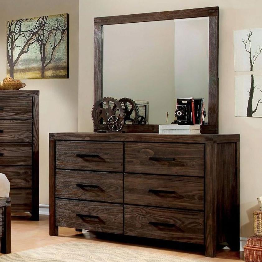  Furniture of America Rexburg Dresser Mirror CM7382M IMAGE 3