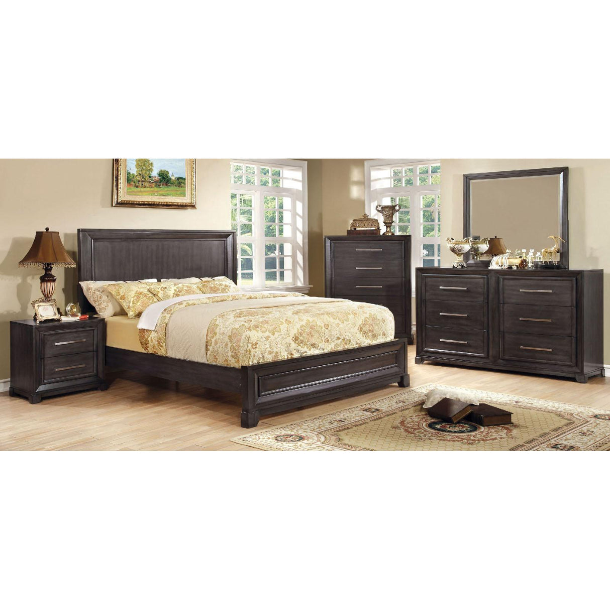  Furniture of America Bradley Queen Panel Bed CM7780Q-BED IMAGE 2