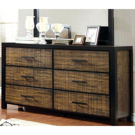  Furniture of America Hamberg 6-Drawer Dresser CM7693D IMAGE 2