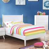 Furniture of America Lennart King Poster Bed CM7386WH-EK-BED IMAGE 2
