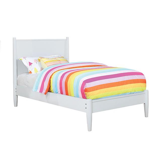  Furniture of America Lennart King Poster Bed CM7386WH-EK-BED IMAGE 5