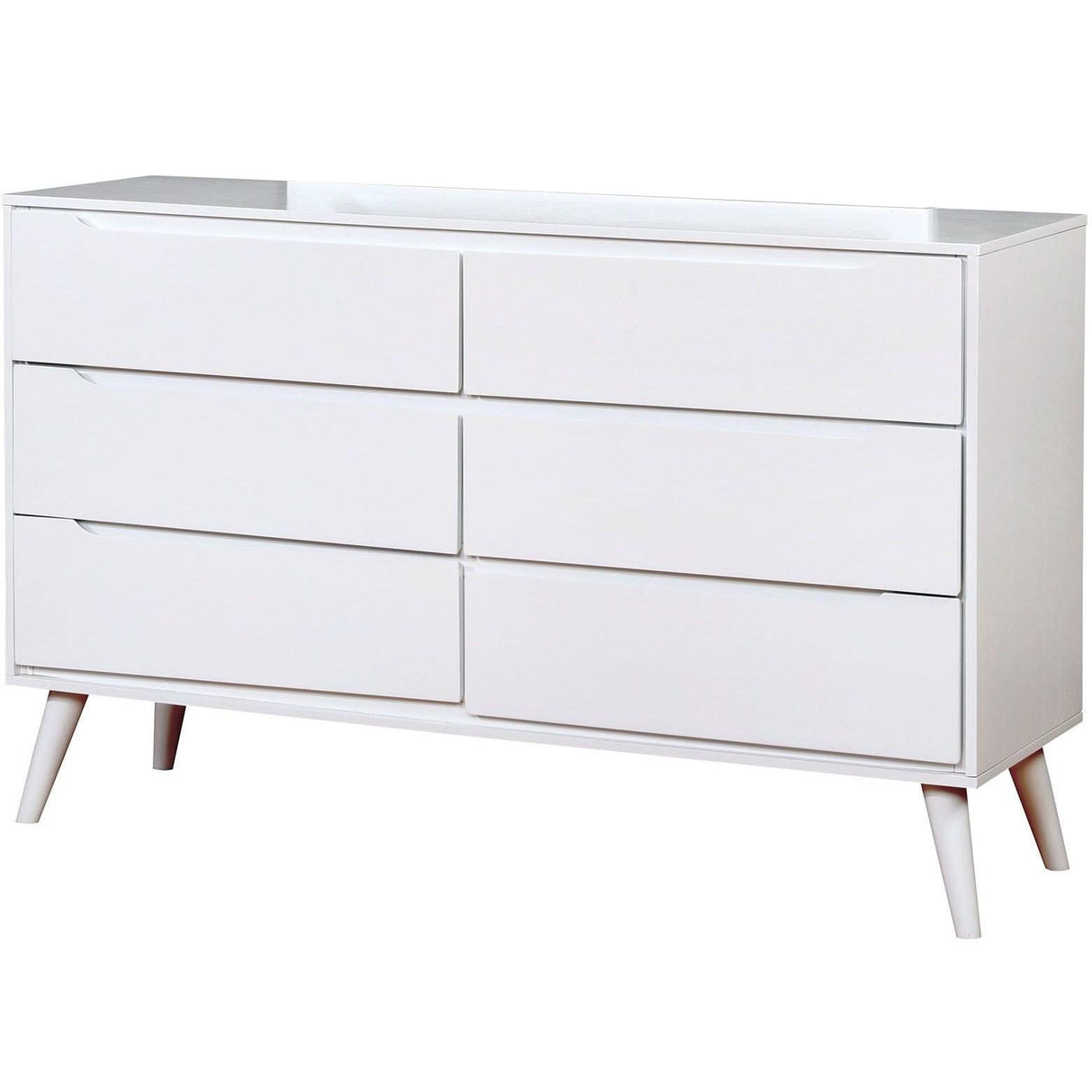  Furniture of America Lennart 6-Drawer Dresser CM7386WH-D IMAGE 1