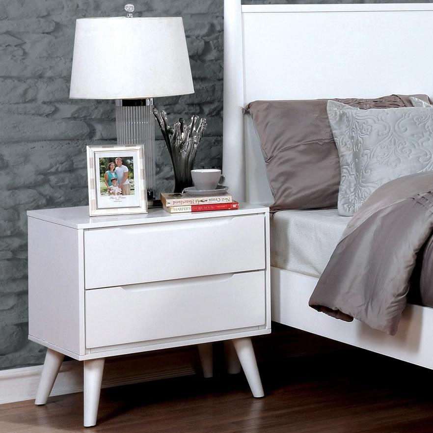  Furniture of America Lennart 2-Drawer Nightstand CM7386WH-N IMAGE 2