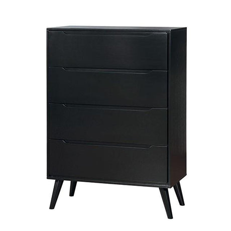 Furniture of America Lennart 4-Drawer Chest CM7386BK-C IMAGE 5