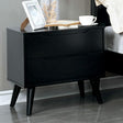  Furniture of America Lennart 2-Drawer Nightstand CM7386BK-N IMAGE 1