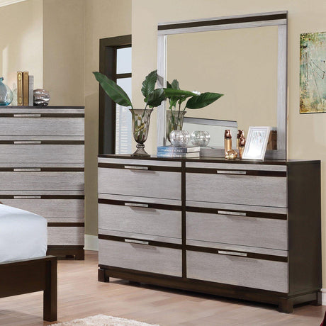  Furniture of America Euclid Dresser Mirror CM7206M IMAGE 4