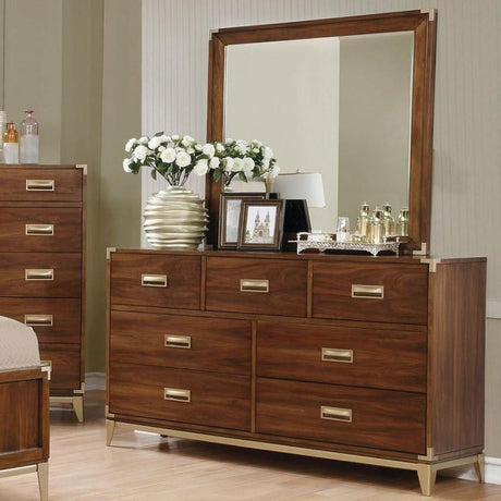  Furniture of America Tychus Dresser Mirror CM7559M IMAGE 3