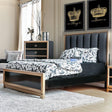  Furniture of America Braunfels Queen Upholstered Panel Bed CM7263Q-BED IMAGE 1