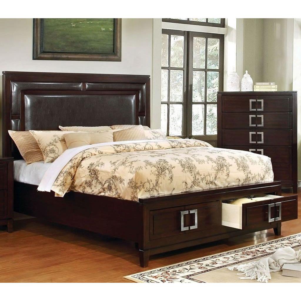  Furniture of America Balfour California King Panel Bed CM7385CK-BED IMAGE 2