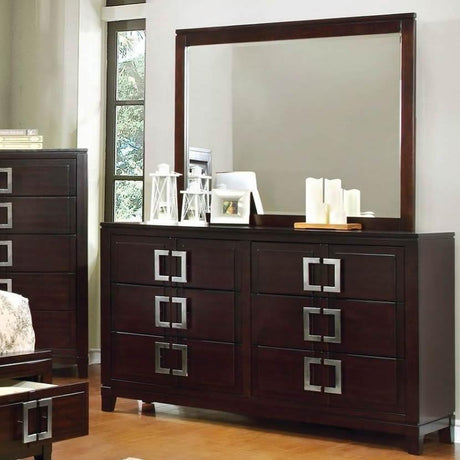  Furniture of America Balfour Dresser Mirror CM7385M IMAGE 3