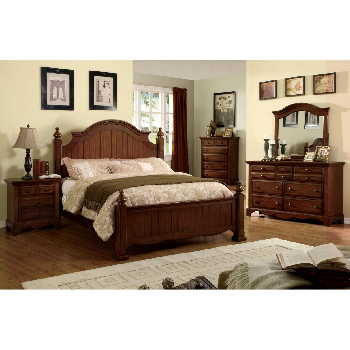  Furniture of America Palm Coast King Panel Bed CM7888EK-BED IMAGE 2