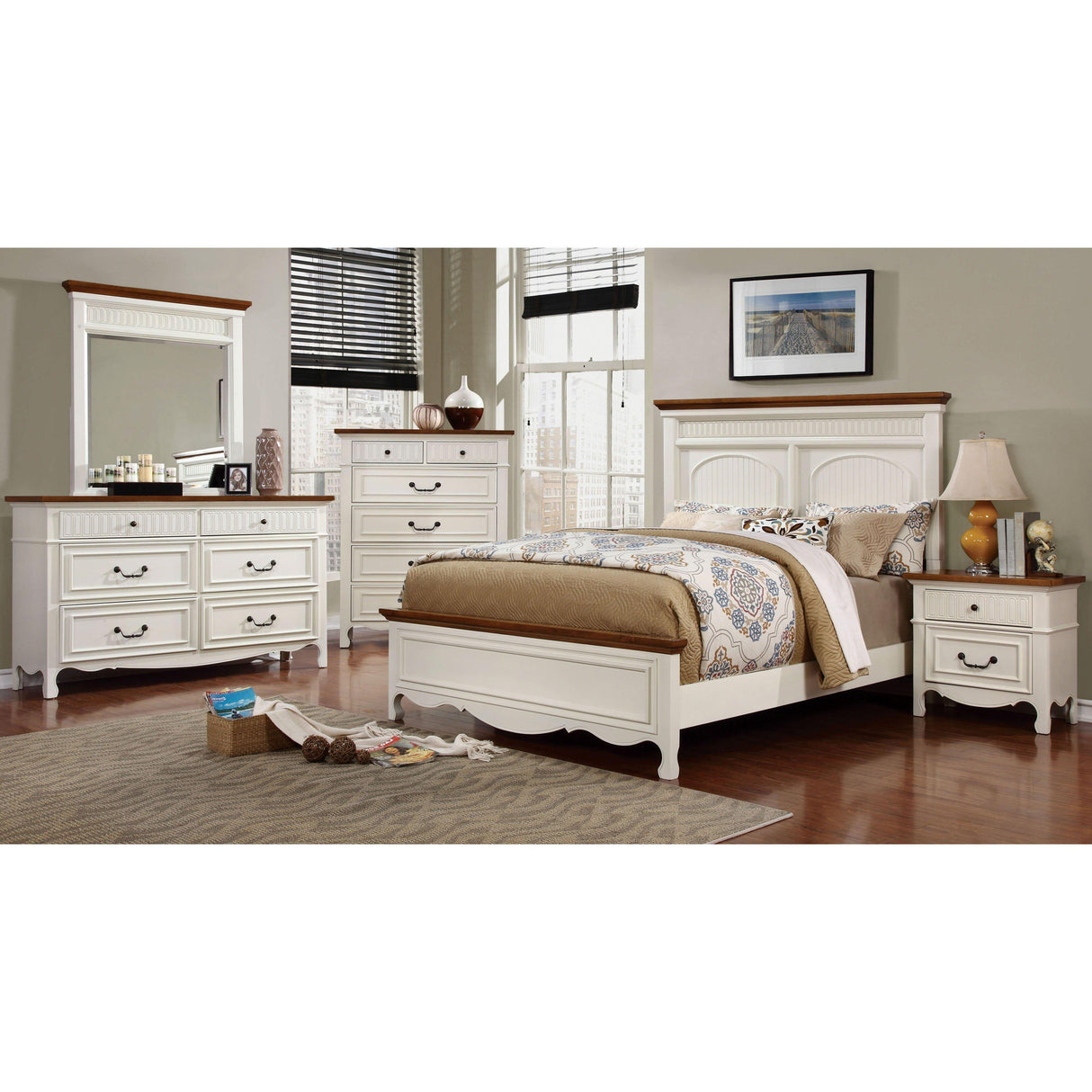  Furniture of America Galesburg Dresser Mirror CM7040M IMAGE 5