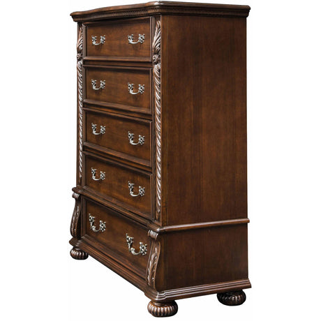  Furniture of America Arthur 5-Drawer Chest CM7587C IMAGE 2