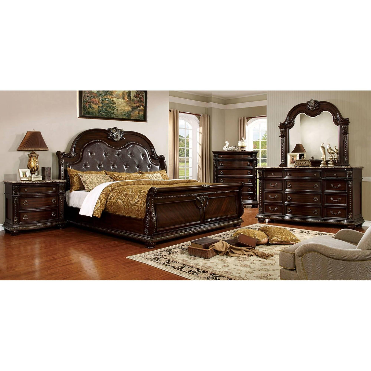  Furniture of America Fromberg 12-Drawer Dresser CM7670D IMAGE 4