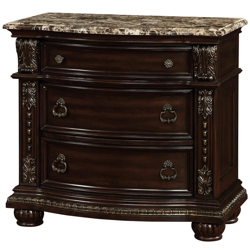  Furniture of America Fromberg 3-Drawer Nightstand CM7670N IMAGE 1