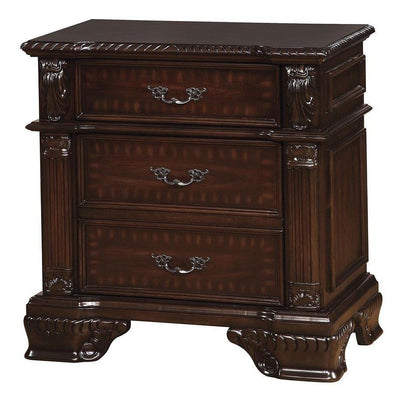  Furniture of America Edinburgh 3-Drawer Nightstand CM7671N IMAGE 1