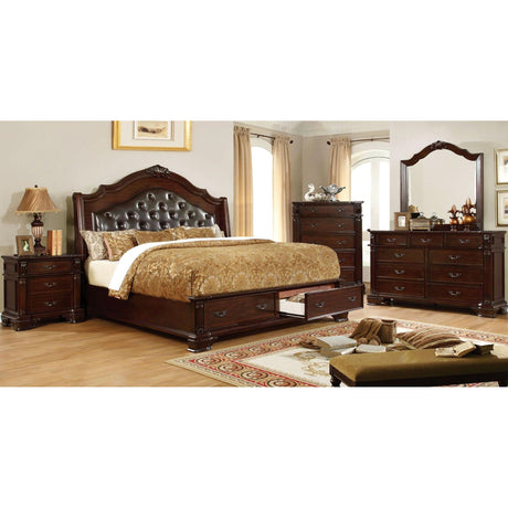 Furniture of America Edinburg California King Panel Bed CM7672CK-BED IMAGE 4