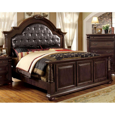  Furniture of America Esperia King Upholstered Panel Bed CM7711EK-BED IMAGE 1