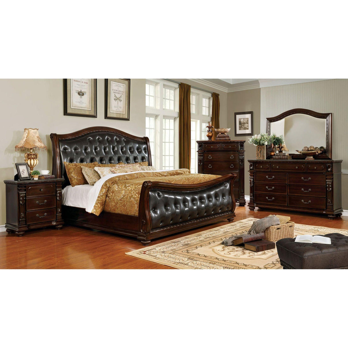  Furniture of America Fort Worth Dresser Mirror CM7858M IMAGE 5