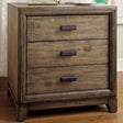  Furniture of America Antler 3-Drawer Nightstand CM7615N IMAGE 1