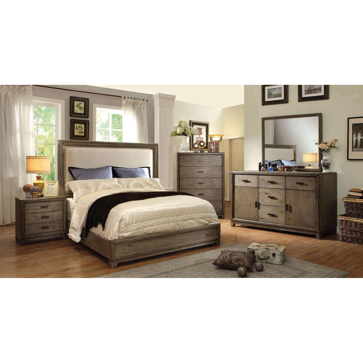  Furniture of America Antler 3-Drawer Nightstand CM7615N IMAGE 6